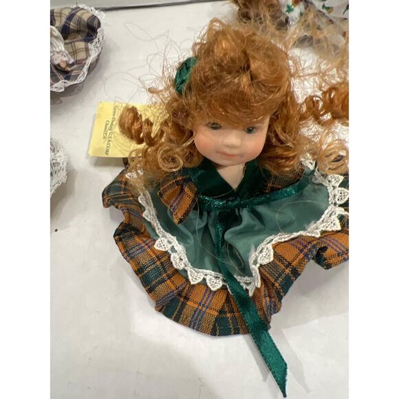 Lot 7 Vintage Mini Porcelain Dolls Victorian Fancy Friends Baby Collectibles - Picture 5 of 10